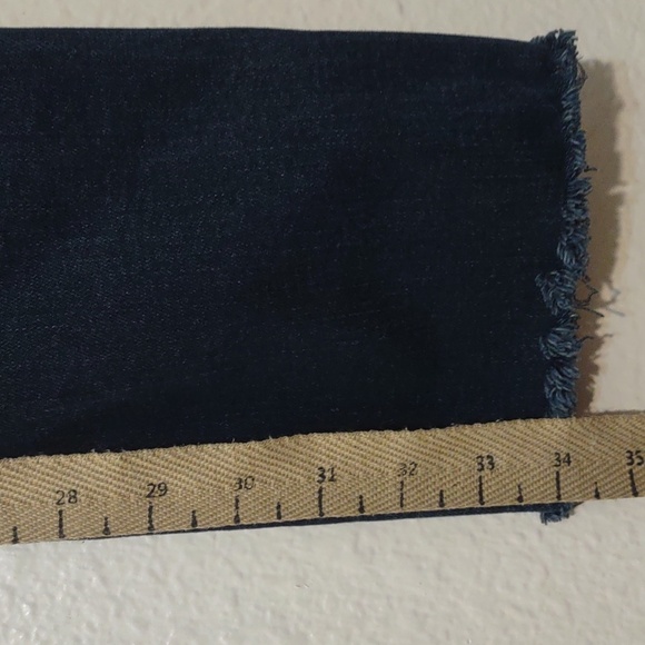 LEVI'S USED PANTS PANT LEG HEMS CUT. SIZE STATES W26 L30 BLUE - Picture 12 of 13